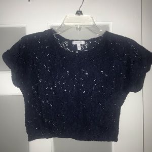 Delia’s Crochet Floral Patterned top